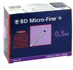 Bd Micro-fine+ Insulinspr.0,5 ml U100 0,3x8 mm