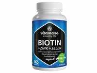 Vitamaze Biotin 10 mg hochdosiert+Zink+Selen