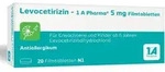 Levocetirizin - 1 A Pharma&reg; 5 mg Filmtabletten
