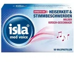 isla med voice Halspastillen bei Heiserkeit & Stimmbeschwerden