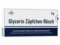 Glycerin Zäpfchen Rösch 3 g gegen Verstopfung