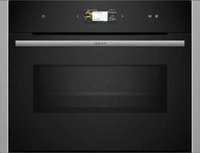 Neff C24MS31N0 N 90, Kompaktbackofen mit Mikrowelle, 60 x 45 cm, Edelstahl