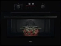 AEG NKO5N40K Backofen mit Mikrowellenfunktion Series 5000 45cm 41 l 2650 W Schwarz