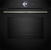 Bosch HMG7361B1 Serie 8 Einbau-Backofen mit Mikrowellenfunktion, 800 W, 67l, Crisp