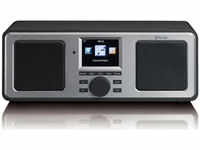 Lenco DIR-150BK Stereo Internet Radio mit FM und Bluetooth, 2,8 " Farbdisplay