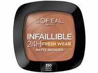 L'Oréal Paris Infaillible 24h Fresh Wear Soft Matte Bronzer 350 Medium Bronzepuder