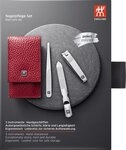 ZWILLING Beauty Taschen-Etui, Rindleder, rot, 3-tlg.
