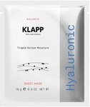 Klapp Cosmetics Triple Action Moisturizing Sheet Mask 1 Box &aacute; 3 Stk.
