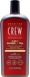 American Crew 3 in 1 Ginger & Tea Shampoo, Conditioner & Body Wash 1000 ml