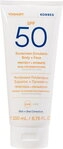 Korres Yoghurt Sonnenschutz-Emulsion f&uuml;r K&ouml;rper und Gesicht 200 ml SPF50