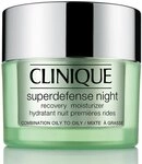 Clinique Superdefense Night Recovery Moisturizer Mischhaut bis &ouml;lige Haut 50 ml