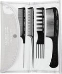 Olivia Garden ST-K&auml;mme 4-er Set, Carbon + Ion