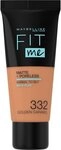 Maybelline New York Fit Me! Matte + Poreless Make-Up 332 Golden Caramel Foundation