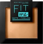 Maybelline Fit Me! Matte + Poreless Puder Nr. 350 Caramel Puder 9g