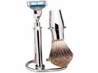 Erbe Shaving Shop Rasierset dreiteilig, Hochglanz, Gillette Mach 3 6531