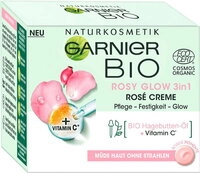 Garnier Bio Rosy Glow 3in1 Ros&eacute; Creme Gesichtscreme 50ml