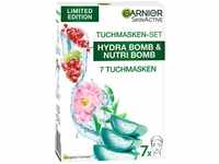 Garnier SkinActive Tuchmasken-Set Hydra Bomb & Nutri Bomb Tuchmaske 1Stk...