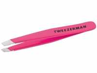 Tweezerman Pinzette Slant, schräg, Mini, geblistet Flamingo Pink 1 Stk. 58000-095-0