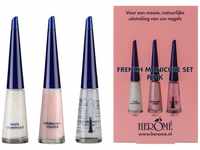 Herôme French Manicure Set Pink 3x 10 ml Maniküre-Set E22042