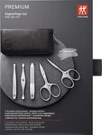 Zwilling Rei&szlig;verschluss-Etui, Yakleder, 5-tlg. Schwarz 1 Stk.