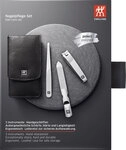 ZWILLING Beauty Classic Taschen-Etui, Rindleder, schwarz, 3-tlg.