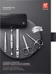 ZWILLING Beauty Rahmen-Etui, Rindleder, schwarz, 5-tlg.
