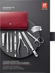 Zwilling Taschen-Etui, Rindleder, 7-tlg. Rot 1 Stk.