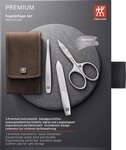 ZWILLING Beauty Taschen-Etui, Rindleder, braun, 3-tlg.
