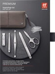 Zwilling Rei&szlig;verschluss-Etui, Rindleder, 5-tlg. Taupe 1 Stk.
