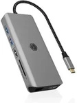 ICY BOX, USB-C 12-in-1 DockingStation, 100W PD, 2xHDMI 4K 60Hz, DP 1.4, USB 3.2, LAN,