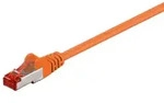 CAT 6 Netzwerkkabel, S/FTP, orange - L&auml;nge: 0,50 m