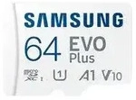 Samsung EVO Plus microSDHC UHS-I U1 130MB/s Speicherkarte + Adapter 64GB Samsung EVO Plus microSDHC UHS-I U1 130MB/s Speicherkarte + Adapter 64GB