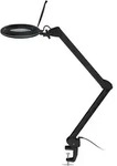 Kaltlicht LED Lupenleuchte mit Tischklemme, Helligkeit und Lichtfarbe einstellbar,