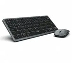 INCA Tastatur-Maus-Set, kabellos BT & 2,4GHz, verbindet bis zu 3 Ger&auml;te, QWERTZ
