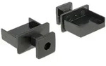 Staubschutz f&uuml;r USB Typ-A Buchse mit Griff 10 St&uuml;ck schwarz