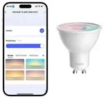 Aqara LED Bulb T2, Zigbee, Thread, Matter, Home Assistant - Fassung: GU10 - Farbe: