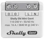 Shelly EM Mini Gen4, Unterputz-Energiemessger&auml;t, WLAN, Zigbee, Matter, Bluetooth