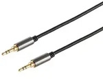 BlackCotton Klinken Audiokabel, 3,5mm, Stereo, schwarz - L&auml;nge: 1,50 m