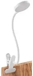 EINLICHT Halo LED-Klemmleuchte, Schwanenhals, 3-stufig dimmbar, warmwei&szlig;, 3,3W,