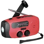 ETT Notfall-Solarradio NFS-2005 mit Kurbel, Akku, USB, LED-Taschenlampe,...
