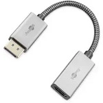 Goobay DisplayPort 1.2 Adapterkabel, DP Stecker auf HDMI Buchse, 4K 60Hz, vergoldet,