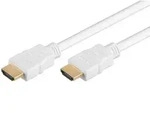 High Speed HDMI Kabel mit Ethernet wei&szlig; - L&auml;nge: 1,50 m