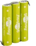 NiMH Akkupack mit L&ouml;tfahne, 3x AAA / Micro, 3,6V, 800mAh