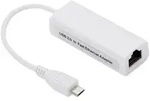 Micro USB 2.0 Fast Ethernet Netzwerkkonverter, wei&szlig;