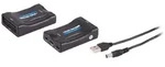 SCART-HDMI Konverter, SCART auf HDMI-A, Aufl&ouml;sung 1080p/720p, unidirektional,...