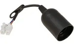 Renovierfassung E27, mit L&uuml;sterklemme und Aufh&auml;nger, 11cm Kabel
