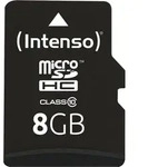 Intenso microSDHC Class 10 Speicherkarte 8GB