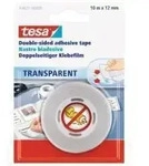 TESA Doppelseitiges Klebeband 10m x 12mm, transparent, PP-Tr&auml;ger, l&ouml;sungsmittelfrei