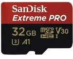 SanDisk Extreme Pro microSDHC A1 UHS-I U3 Speicherkarte + Adapter 32GB