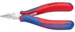 Knipex Elektronik-Greifzange, durchgestecktes Gelenk, schlanke Backen, Doppelfeder,